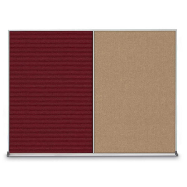 Triple Door Radius Plus Corkboard, 72" x